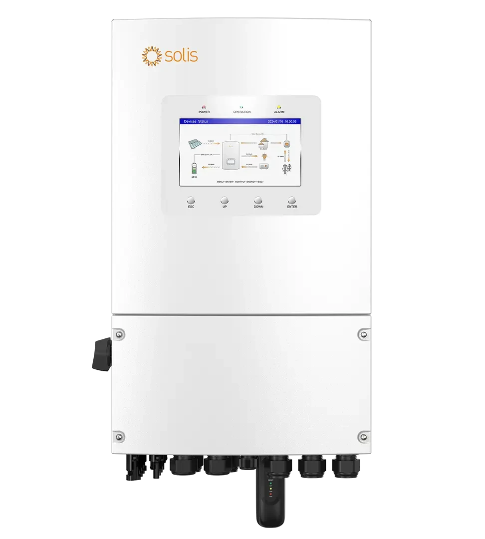8KW Solis-Plus IP66 with LCD Solar Hybrid Inverter | S6-EH1P8K-L-PLUS